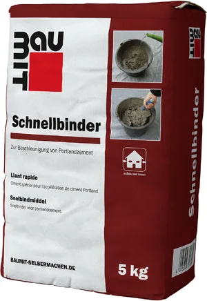 Der Baumit Schnellbinder ist im 5 kg Papiersack erhältlich.