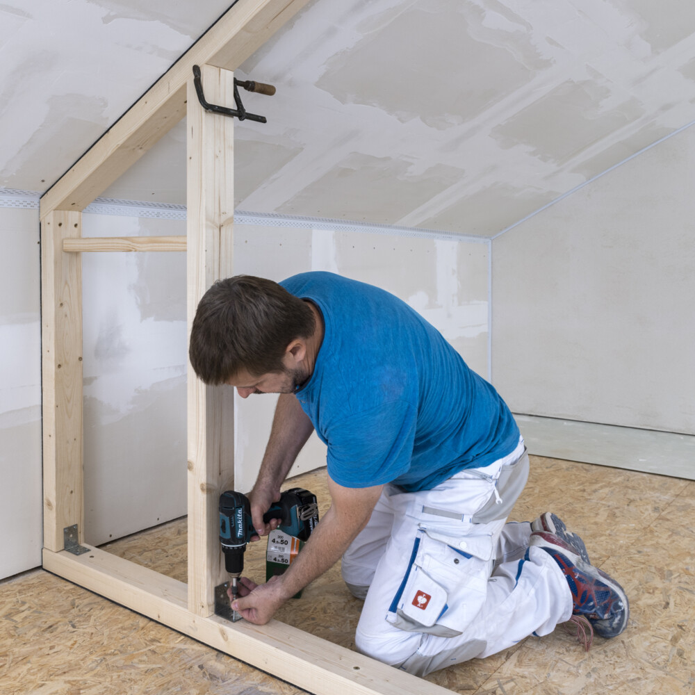 Holzständerwand selber bauen (Aufbau) Holzständerwand erstellen
