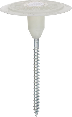 Schraubdübel STR Holz mit Verschlusselement aus EPS.