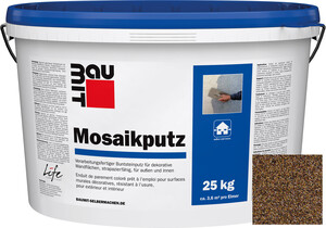 Der Baumit Mosaikputz ist im Farbton M 316 Kosh erhältlich.