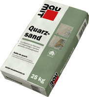 Baumit Quarzsand ist 10 kg und 25 kg Papiersack erhältlich.