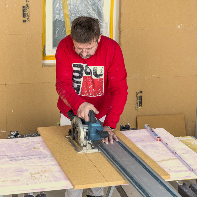 Auf gerade Schnitte achten