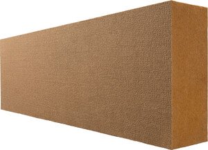 Die Holzfaser-Dämmplatte Thermowall L in 14 cm Stärke ist palettenweise erhältlich.