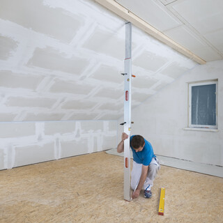 Holzständerwand / Trennwand selber bauen (Aufbau) - Holzständerwand