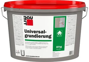 Die Universalgrundierung ist im 15 kg Eimer in der Farbe Weiß erhältlich.