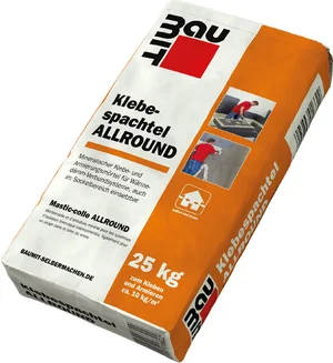 Der Baumit Klebespachtel ALLROUND ist im 25 kg Papiersack erhältlich.