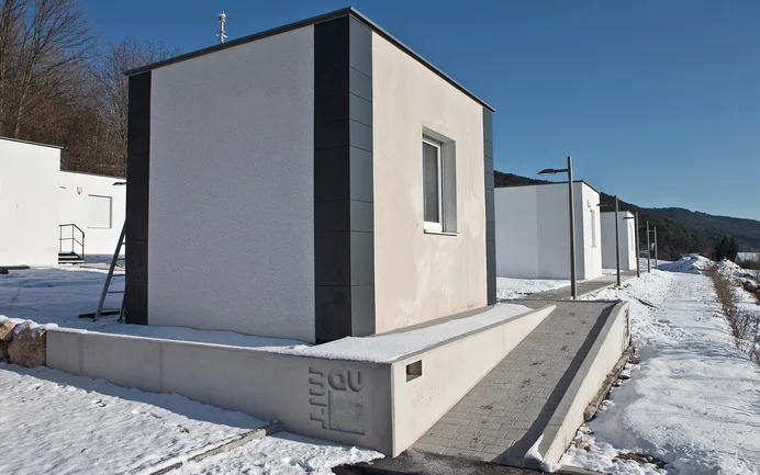 Ein Haus des Baumit Viva Forschungsparks