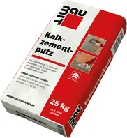 Baumit Kalkzementputz 25 kg Sack für Innen- und Außenanwendungen, ideal zum Verputzen von Wänden und Decken.