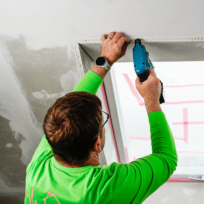 Hier wird das Profil mit individuell einstellbarem Winkel angezeigt.