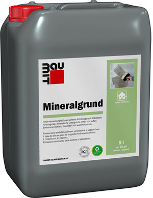 Der Mineralgrund ist im 5 l Kunststoffkanister erhältlich.
