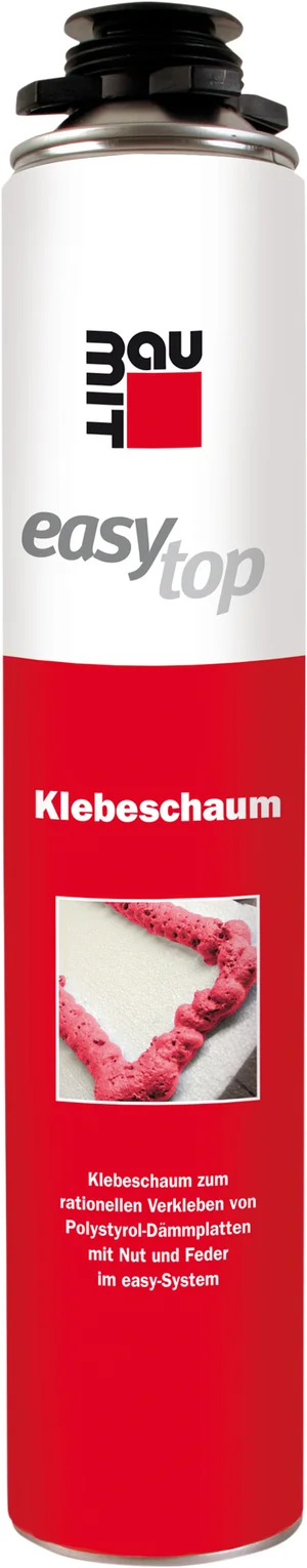 Der Baumit easytop Klebeschaum ist in der 750 ml Dose erhältlich.
