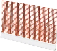 Eckschutzprofil mit Gittergewebe, ideal für saubere Kanten und zusätzliche Stabilität bei Verputzarbeiten.
