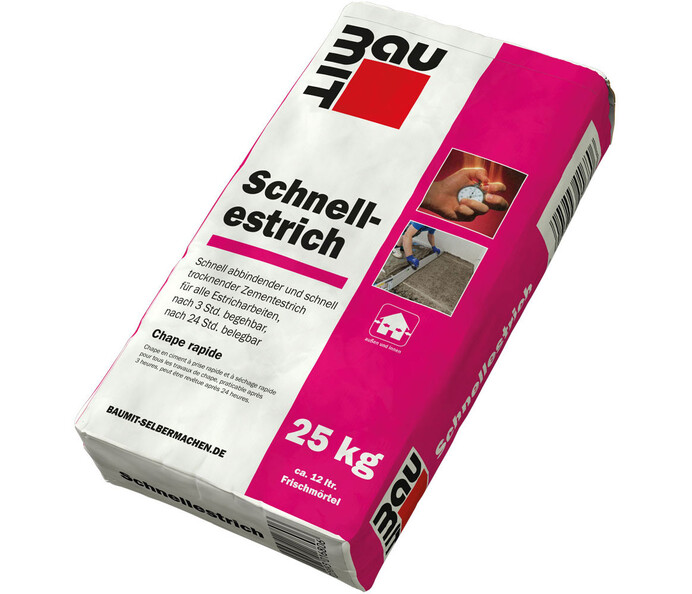 Produktbild zum Baumit Schnellestrich im 25 kg Sack.