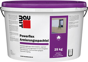 Der Baumit Powerflex Armierungsspachtel ist im 25 kg-Eimer erhältlich.