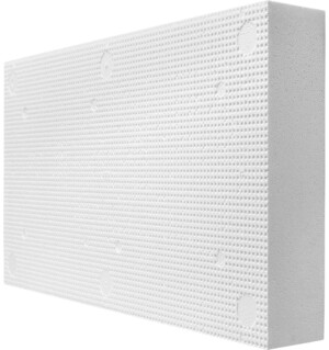 Die Baumit Sockel- und Perimeter-Dämmplatte 035 ist mit einer Dicke von 12 cm erhältlich.