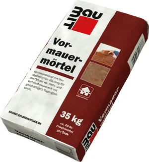 Baumit Vormauermörtel 35 kg: Ideal für Sichtmauerwerk, sorgt für Standsicherheit und ästhetische Fugenoptik.