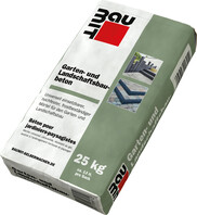 Der Baumit Garten- und Landschaftsbaubeton ist im 25 kg Papiersack erhätllich.