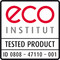 Produkt geprüft beim eco-Institut in Köln