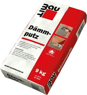 Sack Baumit Dämmputz, 9 kg, für effiziente Wärmedämmung und einfache Anwendung im Innen- und Außenbereich.