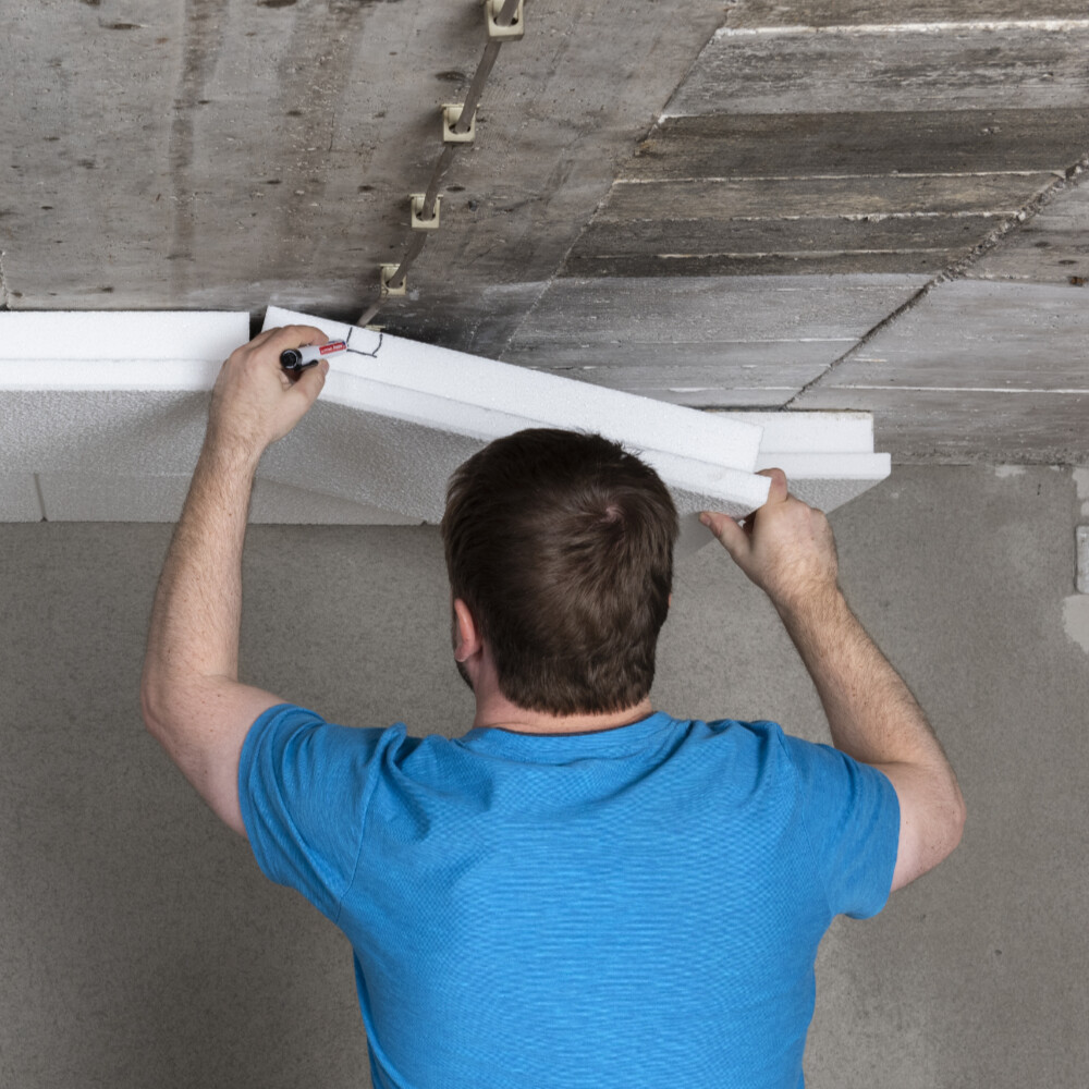 styropor kellerdecke kleben