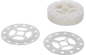 Der Dübelteller 90 mm wird speziell für die Mineralwolle-Dämmplatten eingesetzt.