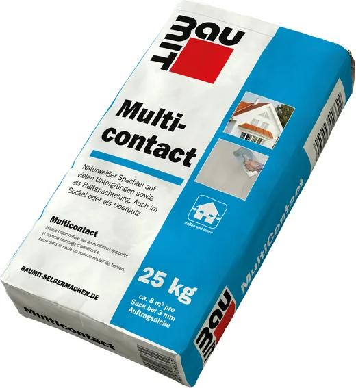 Der Baumit Multicontact ist im 25 kg Papiersack erhältlich.