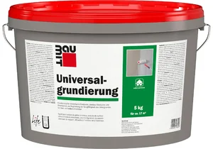 Die Universalgrundierung ist im 5 kg Eimer in der Farbe Weiß erhältlich.
