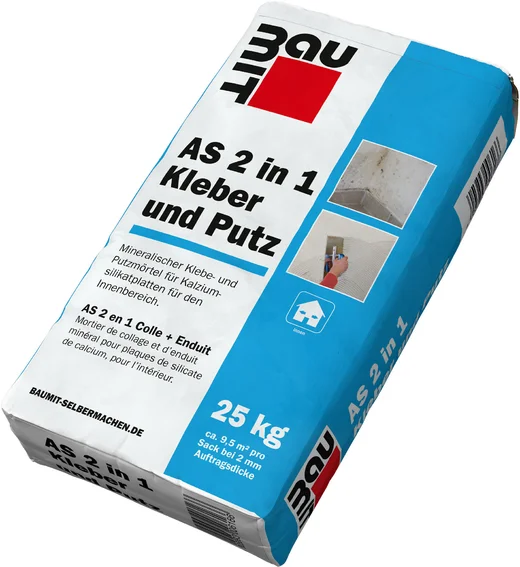 Der Putz Antischimmel 2 in 1 ist im 25 kg Papiersack erhältlich und eco-zertifiziert.