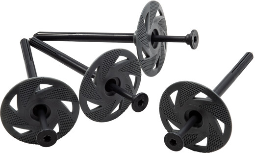 Der Thermotop Schraubdübel S1 short ist in den Längen von 60 bis 100 mm erhältlich.